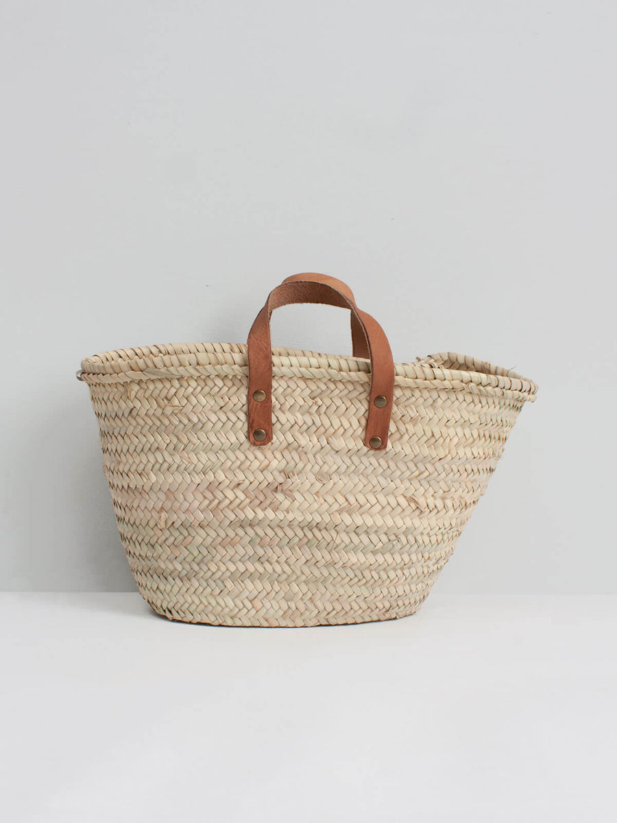 MINI VALENCIA MARKET BASKET BAG, TAN – MONDAY